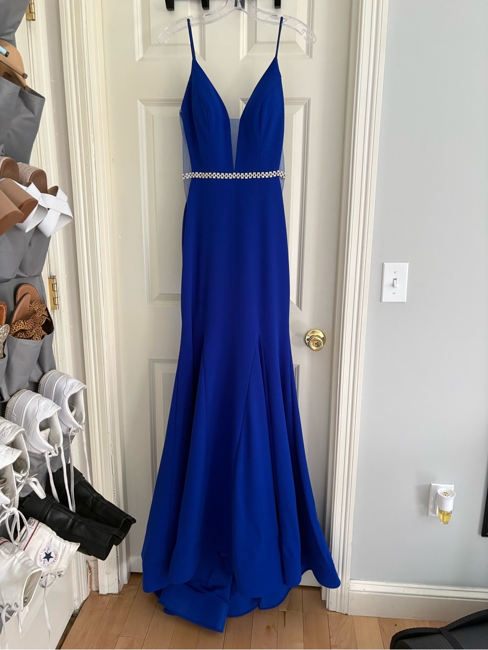 PROM Ellie Wilde by Mon Cheri Royal Blue Prom Dress Women’s Size 4